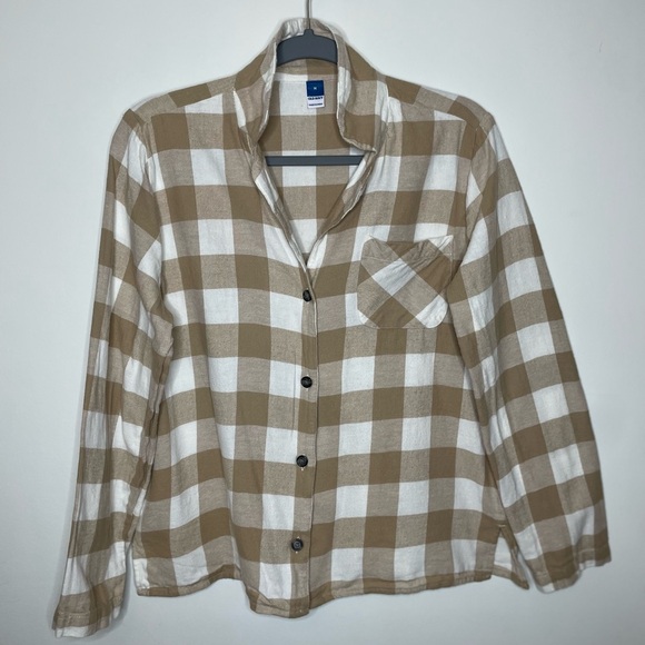 Plaid Button-Up Pajama Set - Picture 4 of 7